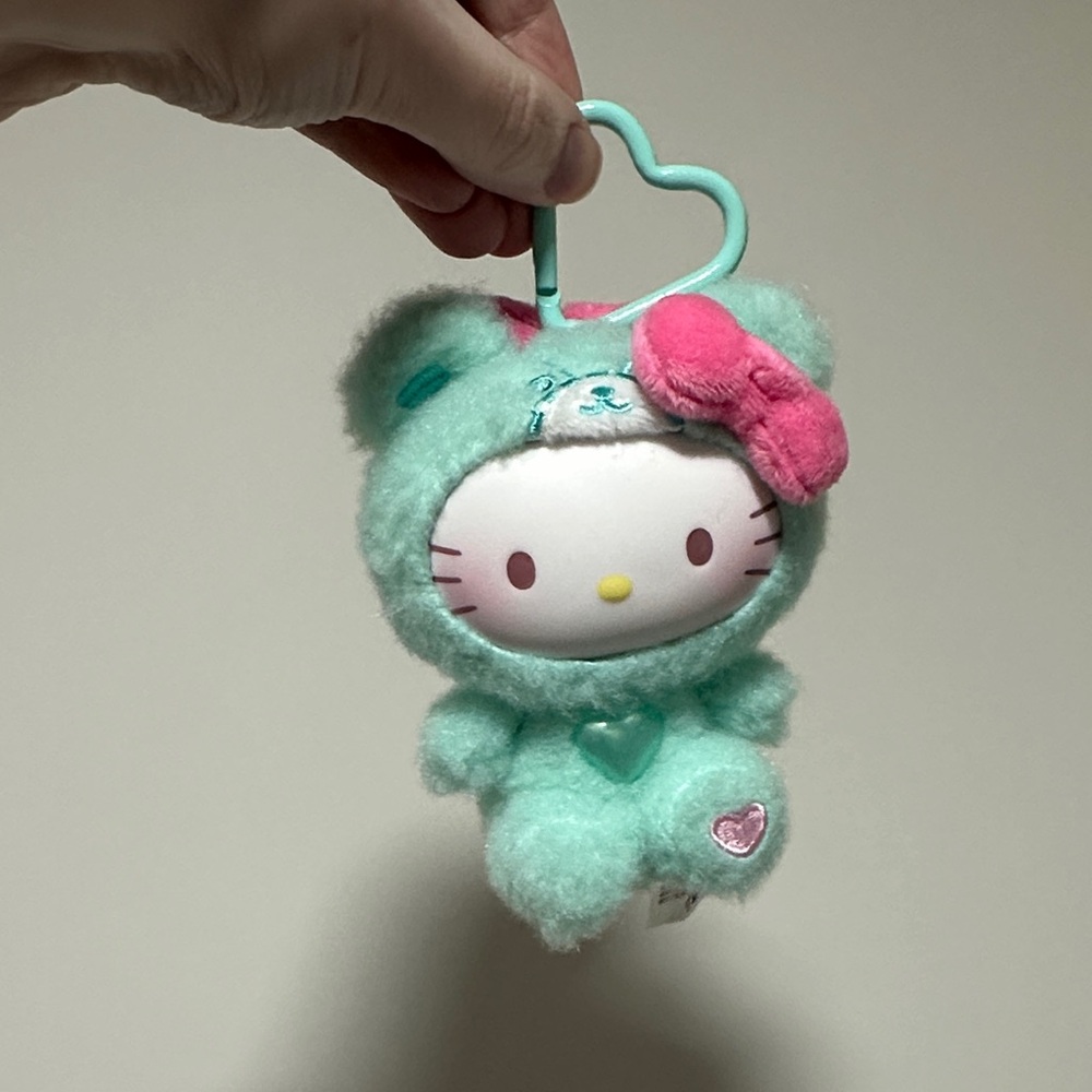 Sanrio Plush Keychain Set - Mint, Lavender & Brown Characters - Picture 2 of 7